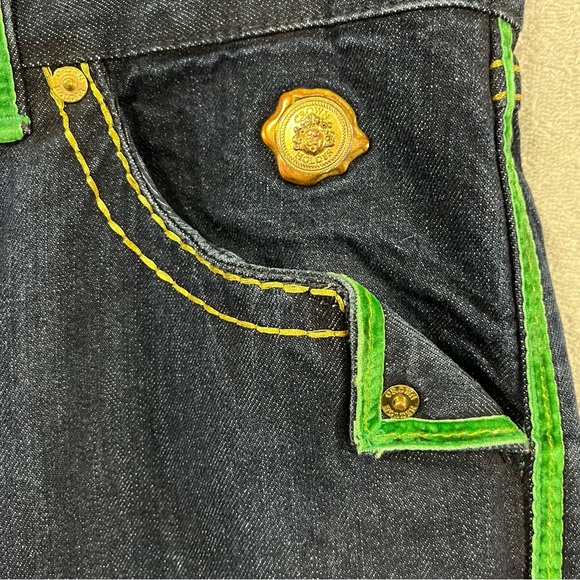 Crown Holder Jeans Vintage Rare Denim Straight Men's W38 L34 - Picture 3 of 12